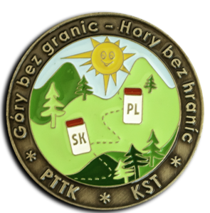 Polsko-Słowacka Odznaka Turystyczna Góry bez granic – Hory bez hraníc - stopień srebrny